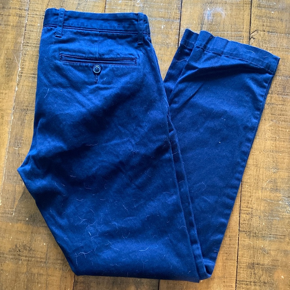 JCrew 484 navy khaki pants